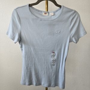 Levi's Soft Blue Short Sleeve Tee